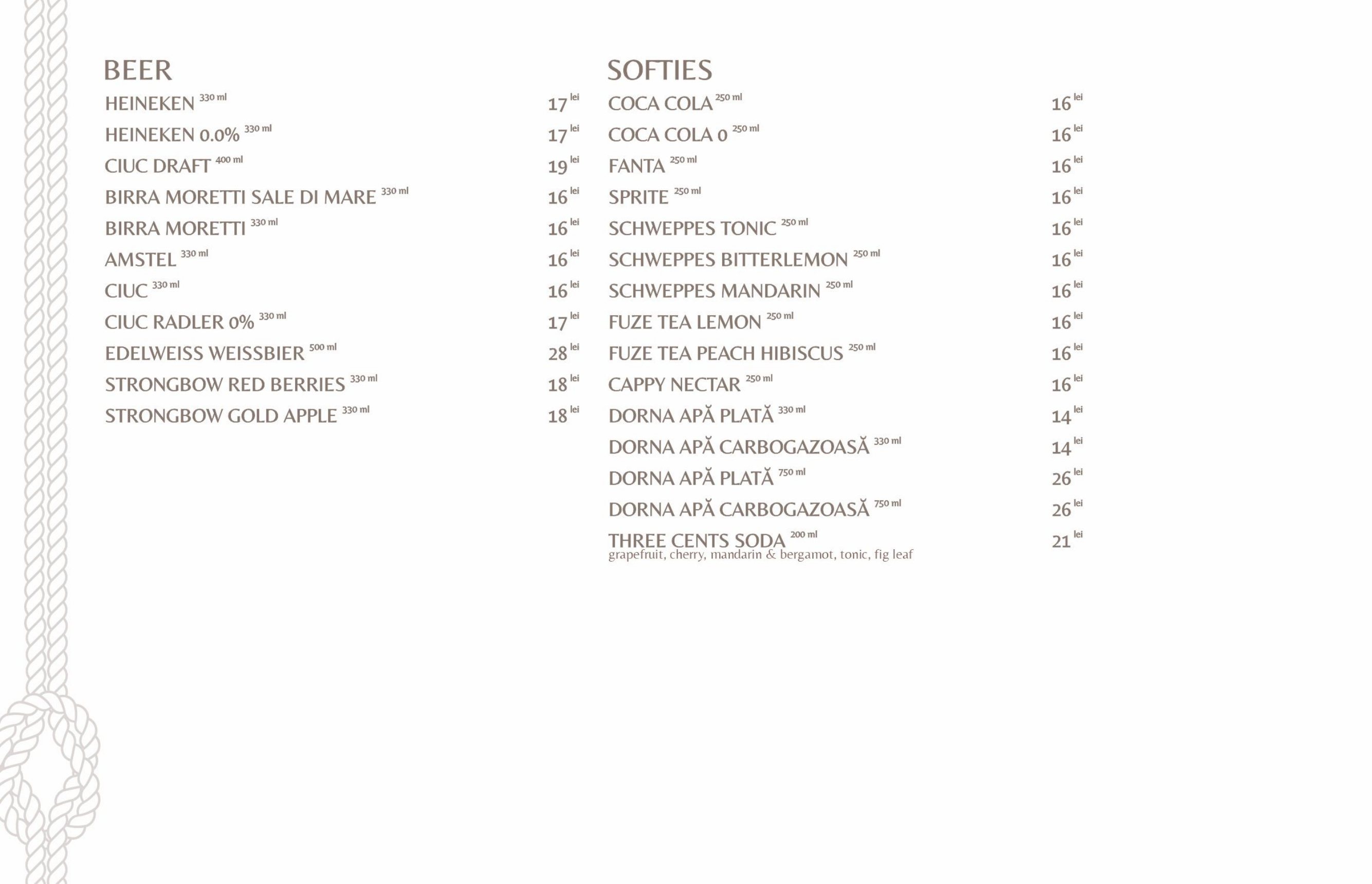 Beer · Softies
